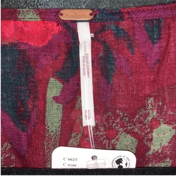 FREE PEOPLE I FOUND YOU PRINTED TOP - Picture 6 of 9